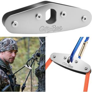 Hunting Saddle Hip Pinch Eliminator - 2.7mm Thick 304 Stainless Steel Bridge Spreader - Mirror Polished Surface - Polished Finish Hip Saver - Tree Stand Accessories for All-Day Comfort - Ideal for Long Hunts & Premium Gift