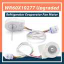 WR60X10277 Upgraded Refrigerator Evaporator Fan Motor Replacement for GE Fridge Freezer Evap Replace Parts 197D2039P013 UDQT26GE4 1478055 AP4367334 PS2344372 EAP2344372