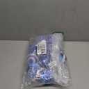 SHareconn 80mm Christmas Balls Ornaments,10PCS Colored Shatterproof Plastic Decorative Hanging Tree Decorations Baubles Set for Xmas Tree Decor Holiday Party Wedding Decoration with Lanyard,Blue&White