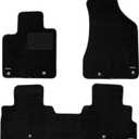 WENNEBIRD Superior Carpet Floor Mats for 2015-2024 Nissan Murano (Not for 2025), 0.6-Inch Ultra-Thick, Noise-Reducing, All-Weather Waterproof Anti-Slip 3-Pc Set