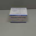 1ml Syringe with Cap 31G 1/4-inch 6mm Syringes, Pack of 100, Disposable 1cc 31 Gauge Individual Package