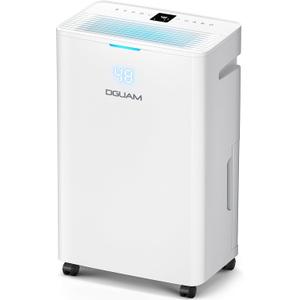 4500 Sq. Ft Dehumidifier, Max 80 Pint Dehumidifier for Basement, Compressor Dehumidifiers for Home with Drain Hose, Smart Humidity Control, Energy Efficient, Quiet for Bedroom, Large Rooms.