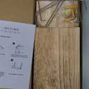 Fabric Wall Cubicle Shelf with Hooks,Floating Shelves Wall Mounted for Work Decor, 11.8'Wood Storage Display Shelf for Bedroom Office, no Drill Shelf