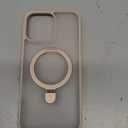 TORRAS Desert Titanium for iPhone 16 Pro Max Case, [Military Grade Drop Tested][Fit for MagSafe] [Built-in Stand] Translucent Slim Soft Edge Case for iPhone 16 Pro Max 6.9" 2024, Rose Gold