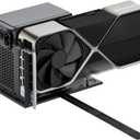 OwlTree PCIe 5.0 x4 128Gbps eGPU Dock, for 50 Series Graphics Cards, M.2 NVME to PCIe x16 Riser Cable 30cm, Supports Standard ATX Power Supply & External GPU for Mini PC NUC Laptop