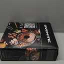 OVENTE Electric Hot Pot and Grill Combo, 2-in-1 Portable Countertop Cooker with Temperature Control Perfect for Korean BBQ, Shabu Shabu and Soup with Free Strainer, Chopsticks and Tong, Black GH10133B