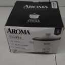 AROMA® Rice Cooker, 3-Cup (Uncooked) / 6-Cup (Cooked), Small Rice Cooker, Oatmeal Cooker, Soup Maker, Auto Keep Warm, 1.5 Qt, White, ARC-363NG