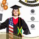 Graduation Stole Class of 2026 with Cap Tassel,and Honor Cord - Mixed Flag Graduation Sash for Graduation's Day 72"