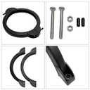 Pool Clamp Collar Ring Replacement Part with Screws，Compatible with Intex 12 & 14 Inch Sand Filter Pump