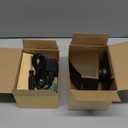 Solar Driveway Alarm Wireless Outside 1800ft Range, Outdoor Motion Sensor & Detector Driveway Alert System with Rechargeable Battery/Weatherproof/Mute Mode(1&1-Brown)