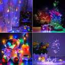 5 x 36 Pack Fairy Lights Battery Operated, 3 Speed Modes, Extra 40 Batteries for Replacement, 7Ft 20 LED String Lights, Waterproof Copper Wire, Twinkle Firefly Lights for Christmas Decorations,Colorful (Multicolor)