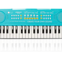 Keyboard Piano for Kids, BIGFUN 37 Keys Toddler Piano Multifunction Music Educational Instrument Toy, Electronic Kids Keyboard for 3-7 Year Old Girls and Boys (Blue)