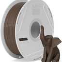 ELEGOO PLA Basic Filament with Reusable Spool Cocoa Brown 1KG, 1.75mm PLA 3D Printing Filament 2.2lbs High Dimensional Accuracy, Easy Installation Detachable Spool Fits for Most 3D Printers