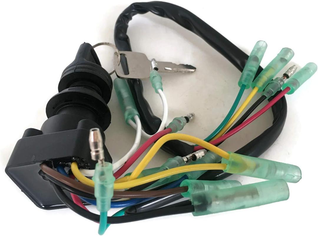 ITACO Boat Motor Control Box Key Ignition Coil Marin Switch Assy 703-82510-43-00 for Yamaha Outboard RC Box 8-115HP 150HP Sierra MP51040 Engine