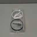 40 oz Tumbler Detachable Flip Straw Lid Replacement Inside Diameter 3.6 Inch,2 Pcs Spillproof Tumbler Flip Lid Only for Stanley Quencher H2.0 Cup Accessories (White+black)