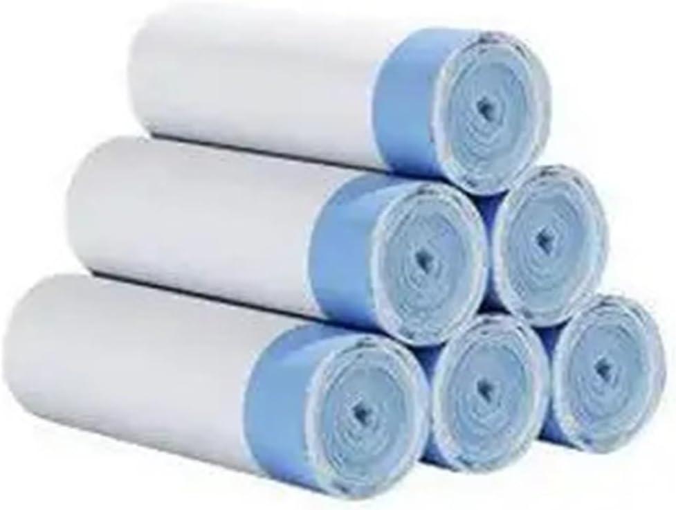 Trash Bag White Trash Bag Trash Bag for Bathroom (1 Count (Pack of 1))