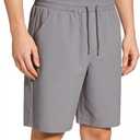 3 Pack Mens Athletic Shorts Mens Workout Shorts with Pockets Elastic Waist Drawstring Quick Dry Mens Running Shorts (M)