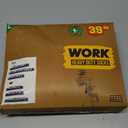 WORK Socks for Men Crew Length Black Socks 6/10 Pairs (Large)