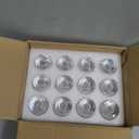 Clear Heavy Base Shot Glasses 12 Pack, 2 oz Tall Glass Set for Whiskey, Tequila, Vodka