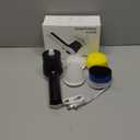 Electric Spin Scrubber, Cordless Shower Scrubber with Battery Level Display, 2 Speeds Electric Scrubber for Cleaning with 6 Replaceable Heads, Cleaning Brush for Bathroom/Sink/Window (White)