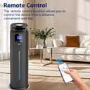 Large Humidifier for Bedroom, 9L/2.5Gallon Ultrasonic Cool Mist Humidifier with Humidistat, 360Nozzle, 350ML/H Big Mist Level, Suitable for Kids Room Livingroom Yoga Office Plant