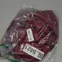 YMDUCH Women's Sexy Long Sleeve Sweetheart Neck A-line Ruffle Hem Party Club Mini Dress WineRed, Size Large