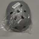 Skateboard Helmet Impact Resistance Ventilation for Youth & Adults (Medium, Gray)