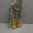 Tatuo 4 Pcs Metallic Foil Spray Centerpiece Happy 30th 40th 50th 60th Years Centerpiece Table Decorations for Black and Gold Birthday Anniversary Wedding Party Table Decor(50th Birthday)