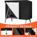Porch Swing Cover, Waterproof 420D Oxford Fabric, All-Weather Protection for Outdoor Swing, Hammock, Glider Chair 58x49x67 Inch