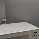 COMMERCIAL CHEF 1.4 Cubic Foot Microwave with 10 Power Levels, Small Microwave with Push Button, 1100 Watt Microwave with Digital Control Panels, Countertop Microwave with Timer, White