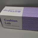 C CUSHION LAB Deep Sleep Pillow, Patented Ergonomic Contour Design for Side & Back Sleepers, Orthopedic Cervical Shape Gently Cradles Head & Provides Neck Support & Shoulder Pain Relief - Calm Grey