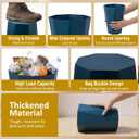 36 Pcs Small Trash Can Bulk 2.6 Gallon Plastic Wastebasket Garbage Can Durable Trash Bin Container for Home Bathroom Bedroom Office Kitchen(Blue)
