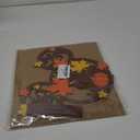 Haimimall Fall Decorations Thanksgiving Indoor Decorations Mouse Wooden Centerpiece for Table, Mouse Pumpkin Decorations for Home Fall Leaves Table Signs Fall Harvest Party Decoration