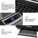 CUSIMAX Smokeless Indoor Grill, 1500W Electric Grill Korean BBQ Grill Black