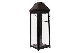 Bronze Modern Candle Lantern - 12 inches