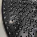 BESKAR Larger Shower Foot Scrubber Mat with Non-Slip Suction Cups- Cleans, Smooths, Exfoliates & Massages your Feet Without Bending, Improve Foot Circulation & Soothes Tired Feet- Black