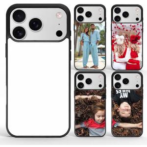 Sublimation Case Compatible for iPhone 17 Pro/5 Pieces, Anti-Slip Soft TPU Printable Blank Heat Transfer Customize Phone Cover Black