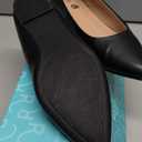 Rekayla Women's Flats Classic Pointed Toe Ballet Flats Shoes for Women Comfortable Slip On Dress Shoes for Work Office Casual Daily Wear Flat (8, Pu Black 1)