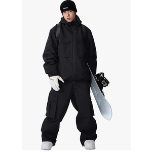 YEEFINE Women's Snow Snowboard Suits Baggy Men's Ski Jacket and Pants Set Insulated Snowsuits Waterproof Winter L