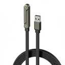 2 in 1 USB C Charger Cable with Invisible Stand, USB A to USB C 65w Fast Charging Braided Cord and Phone Stand Compatible with iPhone,Samsung and Android Phone,Type C PD Charging Cable,5ft,Black