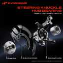 A-Premium Front Left Steering Knuckle & Wheel Bearing Hub Assembly
Compatible with Kia Soul 2014 2015 2016, Driver Side, Replaces 51750-2K000 51755-B2000, Pre-Assembled, Direct-Fit