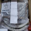 COLAMY Wooden Dining Chairs Set of 2, Modern Fabric Upholstered Kitchen Chairs, Farmhouse Dining Room Chair with Foot Pegs, Camel