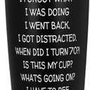 70th Birthday Gifts for Men Women - Funny 70th Birthday Decorations Gifts for Him Her - Gift for Men Women Turning 70 Year Old Gift for Mom, Dad, Wife, Husband - 20 OZ Stainless Steel Tumbler