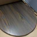 Modern Coffee Tables for Living Room Cloud Shape Center Table Industrial Irregular Wood Grain Table Top Coffee Table, Rustic Brown Unique Furniture for Living Room Home, 39.5 inches x 20 inches x 16.5 inches