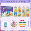 24 Water Coloring Books Party Favors -Toddler Easter Basket Stuffers Crafts Gifts, Mini Coloring Books Bulk for Kids Boys Girls Classroom School Activity easter Basket Goodie Bag Fillers (Easter B)