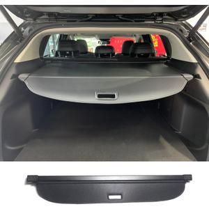 Black Retractable Cargo Cover for Mazda CX50 CX-50 (2022-2025), Rear Cargo Privacy Screen Car Trunk Luggage Security Shade Shield (Carbon Fiber Style)