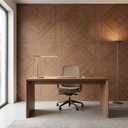 6 Pack Acoustic Wood Wall Panels, 23.6x23.6 Inch Sound Absorbing Panels with Full Adhesive Backing, Decorative Peel and Stick for Recording Studio & Home Office(Red Brown Walnut), 24X24