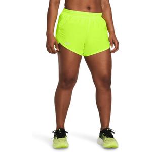 Under Armour Women's Fly by Shorts, (731) High-Vis Yellow/ High-Vis Yellow/ Reflective, Medium