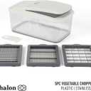 Calphalon Aero 5-in-1 Vegetable Chopper and Dicer with Container, Multifunction Food Chopper for Fruits, Vegetables, Onions, Meal Prep Kitchen Tool with Easy Clean Design