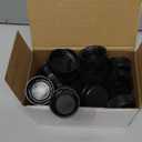 MUCKLILY 50pcs Cone Cap Bottle Lids Leakproof Plastic Screw Caps for Airtight Sealing of Juice and Brewing Bottles Reusable and for -term Use